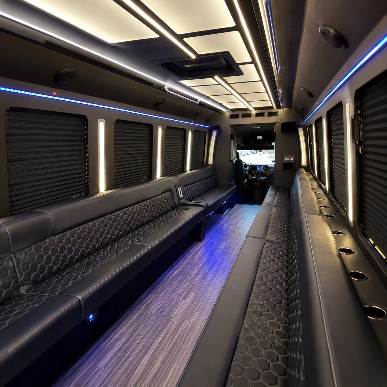 greenacres party bus rental interior