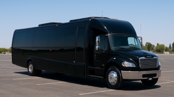 Exterior of Charter Bus Company Greenacres's 15 Passenger Minibus in Greenacres