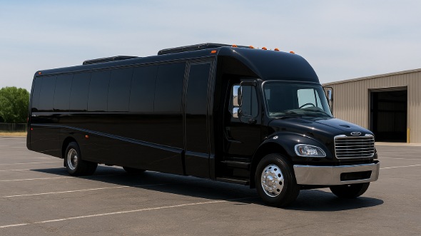 Exterior of Charter Bus Company Greenacres's 20 Passenger Mini bus in Greenacres