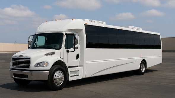 Exterior of Charter Bus Company Greenacres's 25 Passenger Mini bus in Greenacres