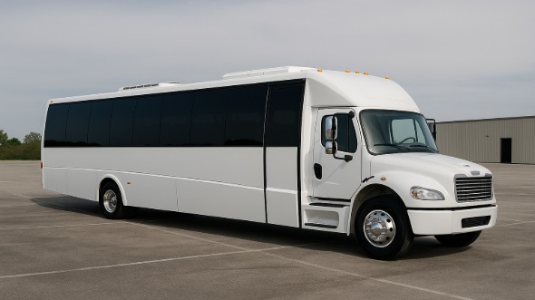 Exterior of Charter Bus Company Greenacres's 30 Passenger Minibus in Greenacres