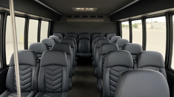 greenacres 20 passenger minibus inside