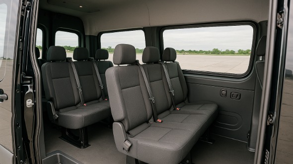 greenacres sprinter van with driver inside